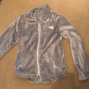 The North Face Grey Osito Fleece Jacket Medium